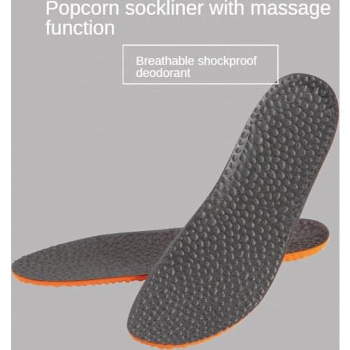 Popcorn Sports Insole Outdoor Deodorant Womens Insoles Summer Massage Stretch Shock Absorption Single Shot Is Not Shipped