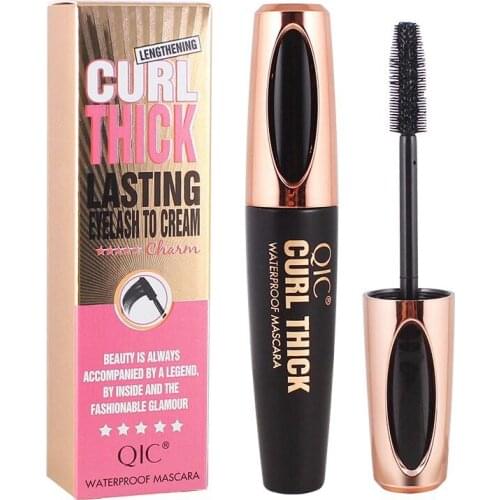 4d Silk Fiber Curling Mascara Makeup Fiber Mascara Eyelash Lashes Makeup Black Waterproof Eyelash Eye Long Maquiagem New