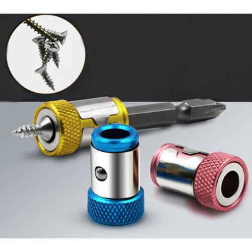 Universal Magnetic Bit Holder Tools Set Professional Dismountable Drill Bit Electric Ring Phillip Screwdriver Strong Magnetizer