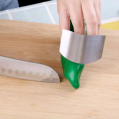 Stainless Steel Hand Protector Kitchen Accessories Knife Cutting Safety Tool Finger Guard Gadgets Kitchen Tools