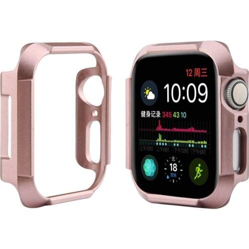 Protective Cover for Apple Watch case 4 5 44mm 40mm iwatch Anti-fall protector PC plating Shell watch Accessories