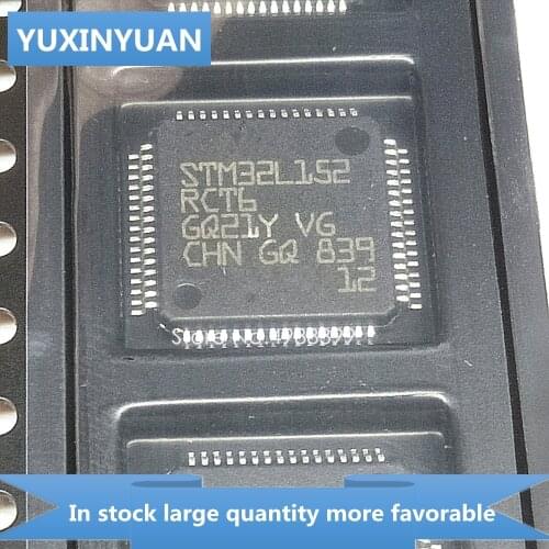 5pcs/lot STM32L152RCT6 STM32L152 QFP