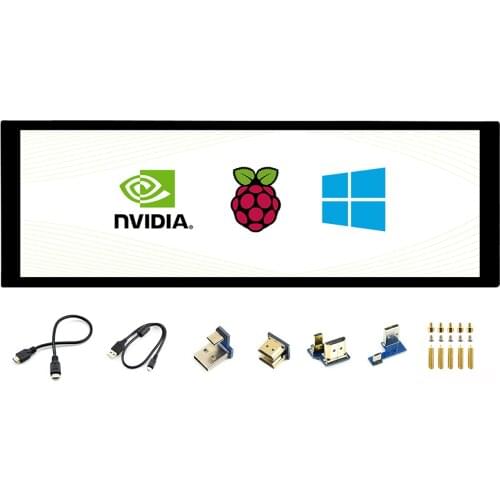 7.9" Capacitive Touch Screen IPS Display PC Monitor Supports Raspbian Ubuntu Windows 10 / 8.1 / 8 / 7 Systems