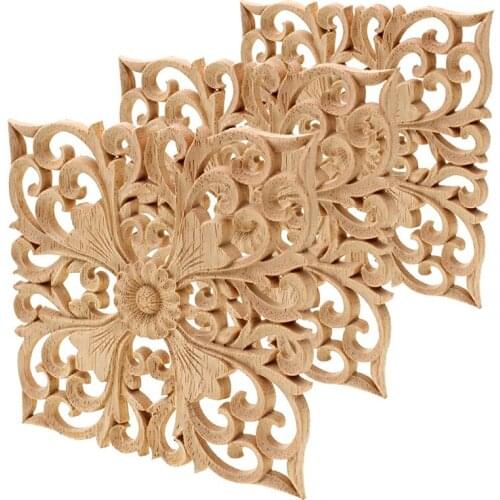 Promotion! Wooden Decal Supply European-Style Applique Real Wood Carving Accessories And Retail.Woodcarving