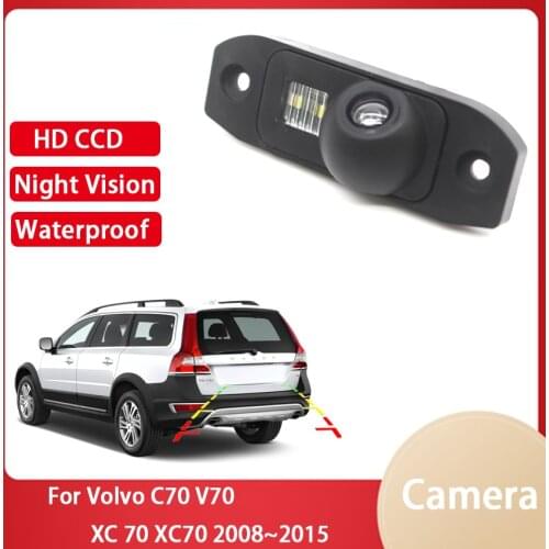 Car Rear view Camera For Volvo C70 V70 XC 70 XC70 2008 2009 2010 2011 2012 2013 2014 2015 Full HD Night Vision Reverse Camera