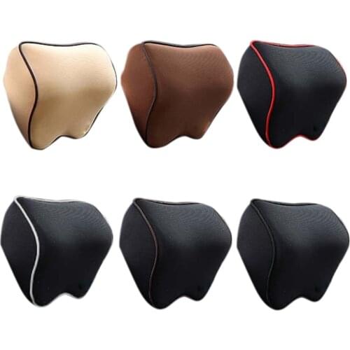 Car Seat Headrest Space Memory Foam Pillow Breathable Neck Support Cushion Pad