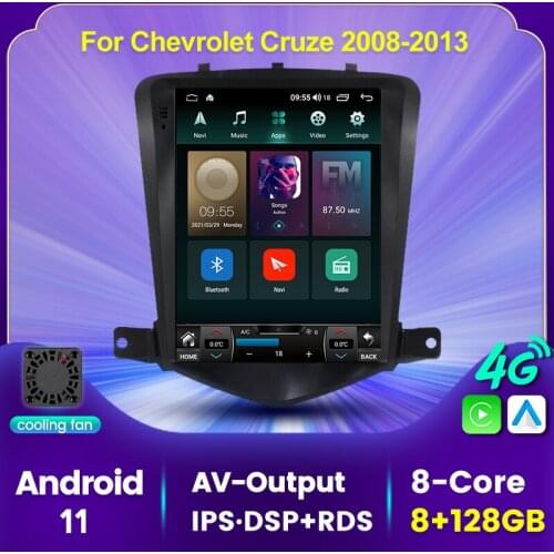 9.7‘’ 6+128G Android 11 car video multimedia Auto radio player For Chevrolet Cruze J300 Holden Daewoo Lacetti 2009-2015 DSP 4G