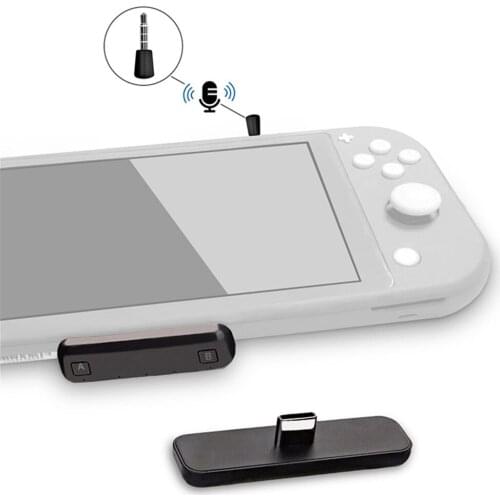 Wireless Bluetooth Audio USB Type-C Adapter Transmitter NS07 Route Air Pro for Nintend Switch /Switch Lite PS4 Game Console