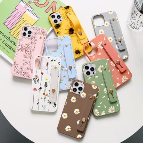 Wrist band phone holder silicone case for samsung galaxy A21S A12 A70 A50 A51 A71 A40 A10 S20 FE S21 Ultra 5G S20 Plus soft case