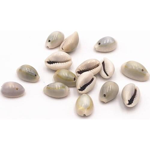 30pcs 1.0-2.0cm Grey Natural Spiral shell Scrapbook Craft one hole seashell for bottle home decoration DIY Accessories