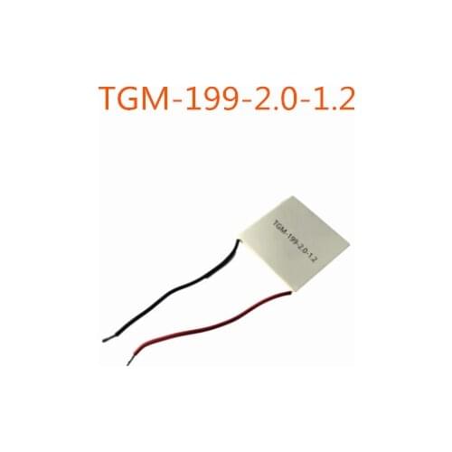 Thermoelectric Power Generation Chip TGM-199-2.0-1.2 62*62MM 7V 4.8A Temperature Resistance 260 Degrees Thermoelectric Module
