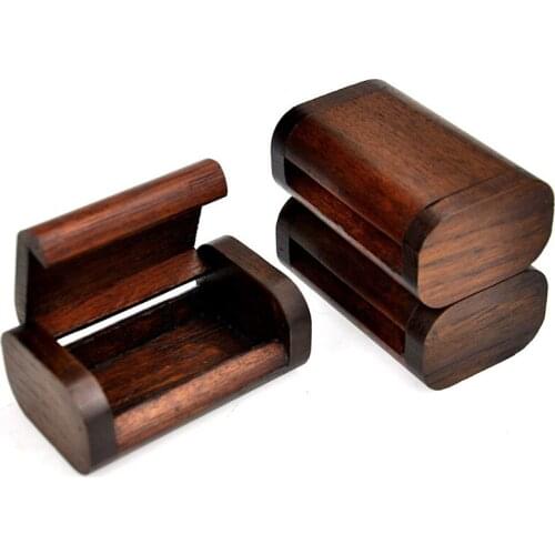 50Pcs/Lot Wooden Toothpick Box Creative Personality Wooden Cotton Swab Boxes toothpick container Can