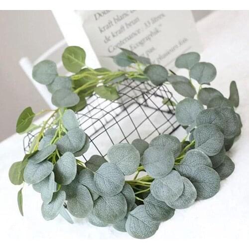 Eucalyptus Garland Artificial Eucalyptus Rattan Wedding Decoration C1N0 Hanging Rattan Green Vines Eucalyptus Garland U0Z2