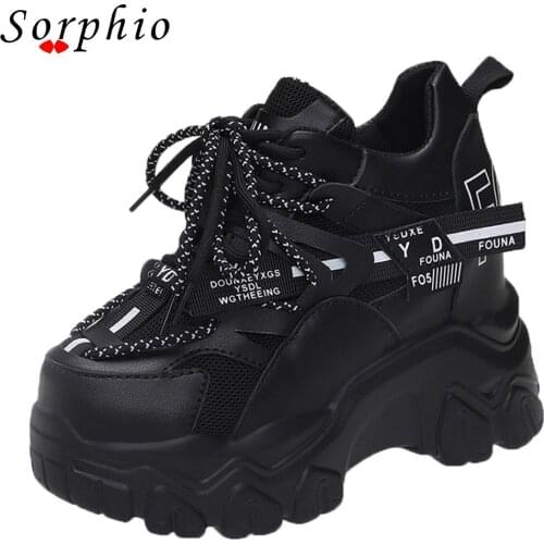 Summer Hot Sale Chunky Heel Internal Increase Sneaker Flats For Women Lace Up Comfortable Shoes Woman Fashion Popular Brand New