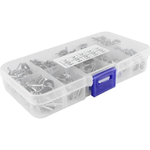 80 Pcs Guide Ring Set Stainless Steel Ceramic Sea Rod Wire Durable Loop Fishing Gear Guide Ring Accessories