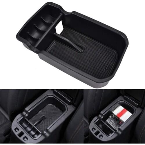 NEW-for Jeep Compass 2017-2019 Car Center Console Storage Box Tray Divider Organizer Box Container Holder