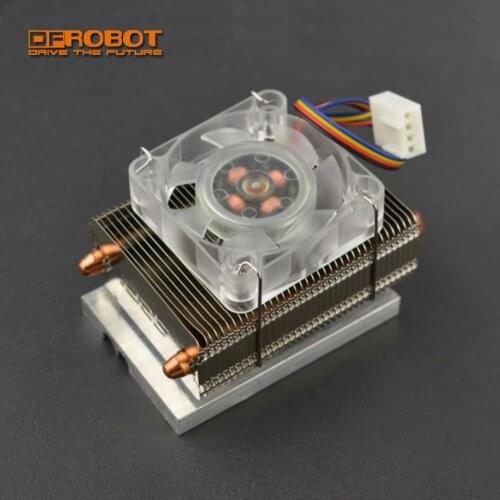New DFRobot high-quality ICE Tower Cooling Fan Kit For Jetson Nano with copper tubes multi-layer heat sink PWM controllable fan