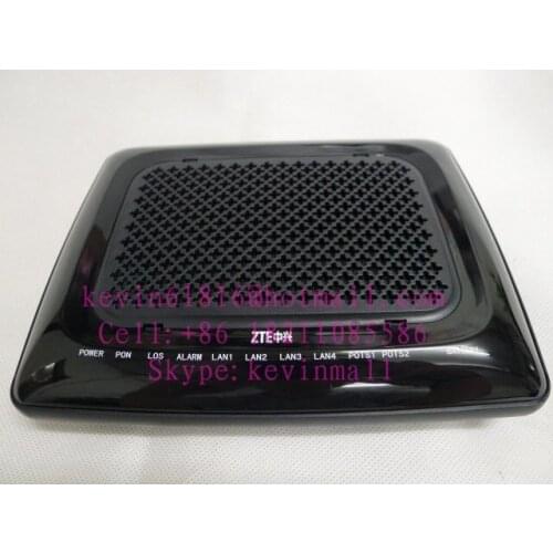 ZTE ZXA10 F620 GPON optical network SC/APC ONU With 4 ethernet ports and 2 voice ports apply to FTTH black model