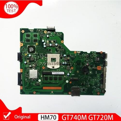Original X75VB Laptop motherboard For ASUS X75VB X75VD X75V mainboard HM70 GT740M GT720M