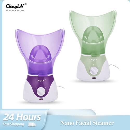 CkeyiN Facial Steamer Heating Deep Cleanser Mist Steam Warmer Sprayer Spa Hot Vaporizer Professional Thermal Machine Blackhead