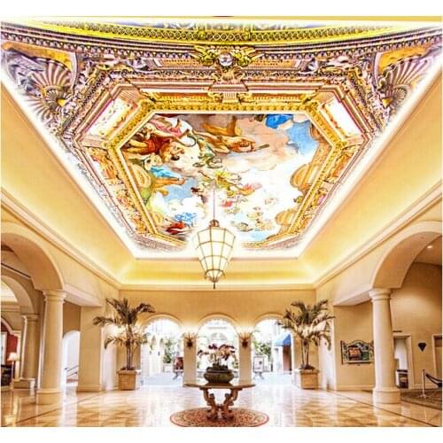 Custom 3d photo wallpaper 3d ceiling wallpaper murals The hotel is decorated mural background wall 3d wallpaper home decor
