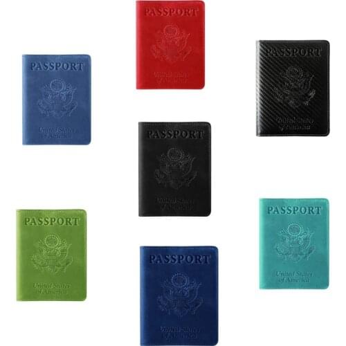 Portable Travel Passport Holder PU Leather Card Cover Case Slim Protector Organizer
