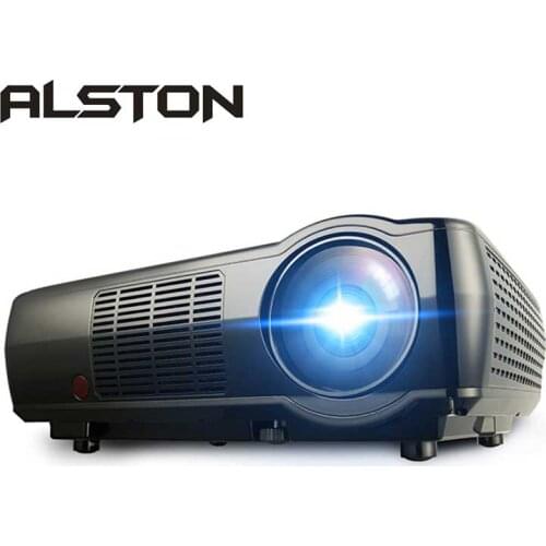 ALSTON T800 Full HD 1080P Projector Support 4K Android 10.0 WiFi Bluetooth 6800 Lumens Smart Phone TV Stick
