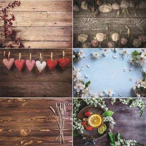 Vinyl Custom Photography Backdrops Prop Wooden Planks Theme Photography Background #0056
