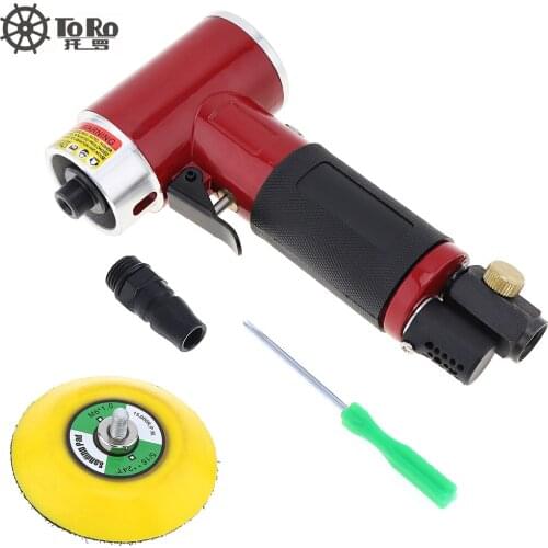 943A 3 Inch Mini Straight heart Type High-speed Pneumatic Sanding Machine Push Switch and Sanding Pad for Polishing Grinding