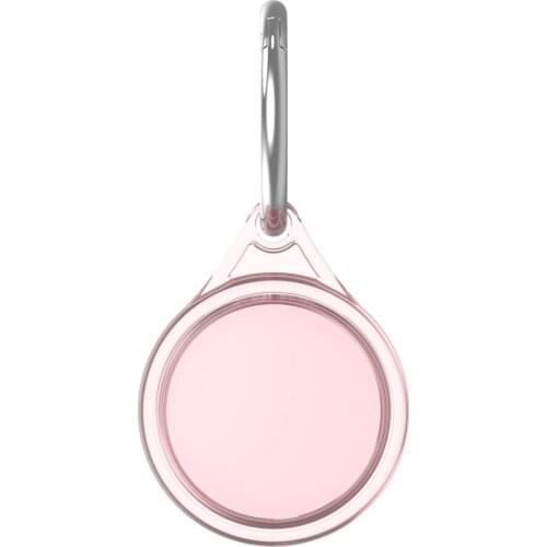 For Airtag Keychain Protective Case Transparent TPU Soft Full Cover for Apple Airtags Anti-Lost Locator Tracker Protector Sleeve