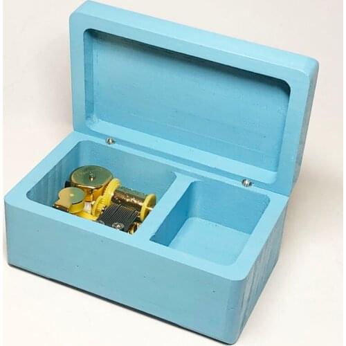 Handmade wind up jewelry music box, customized engraved music box, personalized gift, custom photo gift