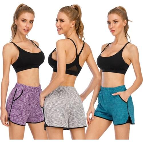 Womens Running High Waist Shorts Sportwear Exercise Sports Track and Field Jogging Shorts 2 In 1 Casual and Comfortable shorts