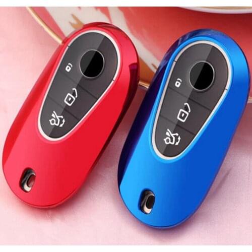 2021 models for Mercedes-Benz S500L S480 key shell S450L 400L car key case soft rubber key protective cover