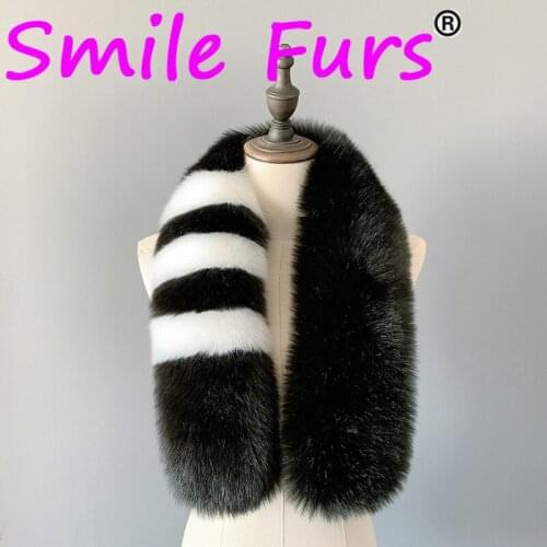 Women Faux Fox Fur Collar Muffler