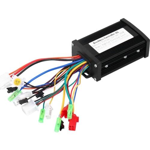 24-48/48-64V 350W 6Tube Sinusoid Mute Electric Bicycle Full Intelligent Brushless Motor Controller