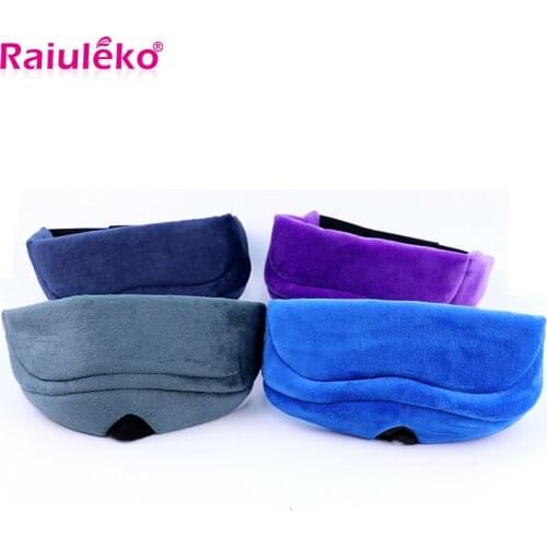 3D Sleep Mask Natural Sleeping Eye Mask Eyeshade Cover Shade Soft Eye Patch Women Men Portable Blindfold Travel Eyepatch