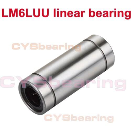 6mm LM6LUU Linear Motion Bearing Match Internal Diameter