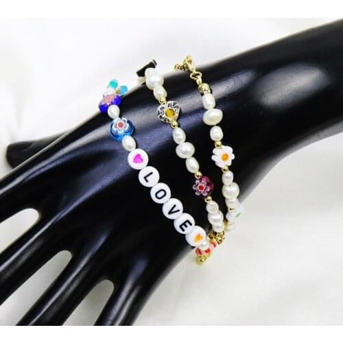 10Pieces Handmade Colorful Bead Bracelet Fashion Jewelry Chain jewelry Bracelet Handmade Strand women Bracelet Jewelry GIft 9951