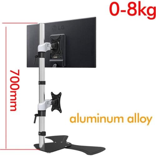 D-MOUNT DL-JF120 big base aluminum grommet table clamp 15"-27" screen lcd tv stand monitor desktop support bracket rotate