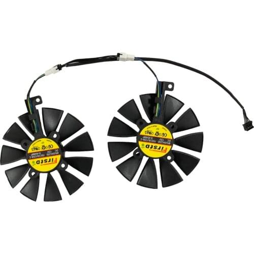 FDC10U12S9-C Cooler Fan For ASUS EX-GTX1070-O8G DUAL-RX480-O4G EX-RX570-O4G VGA GPU GTX 1070 RX 480 570 Graphics Cards Cooling