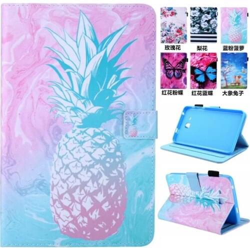 Leather PU Case For Samsung Galaxy Tab A 7.0 T280 T285 SM-T280 SM-T285 Case Cover Tablet Fashion Painted Flip Funda Shell