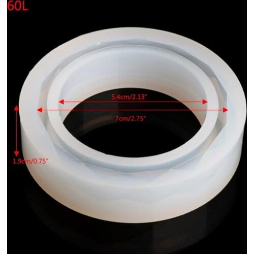 Round Silicone Mold Resin Bracelet Bangle For DIY Jewelry Casting Mould Tools MXME