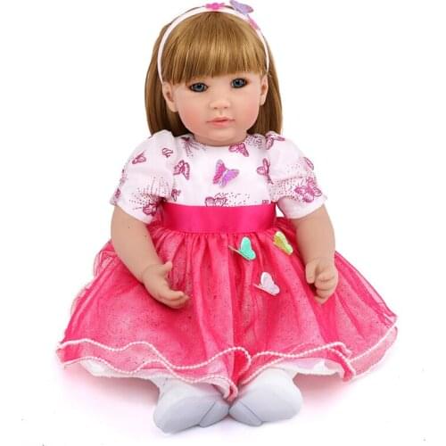 50cm Reborn Bebe Doll Soft Silicone Baby Alive Doll Baby Reborn Princess Doll Christmas Birthday New Year Gift for Kids