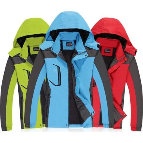 Autumn Winter Thicken Jackets Vests Outdoor Men Women Polar Fleece Waterproof Sports Hooded Jacket Warm Windproof Clothes