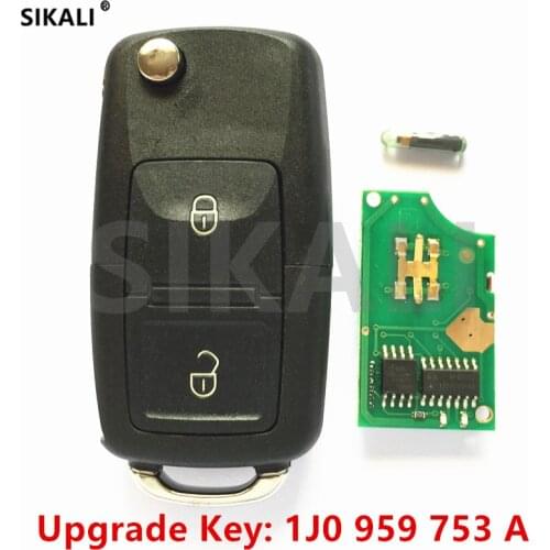 Upgrade Car Remote Key for Seat 1J0959753A 5FA8137-00 Leon Toledo 1999 2000 2001