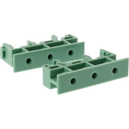 PCB 35mm DIN Rail Mounting Adapter Circuit Board Bracket Holder Carrier Clips X6HD