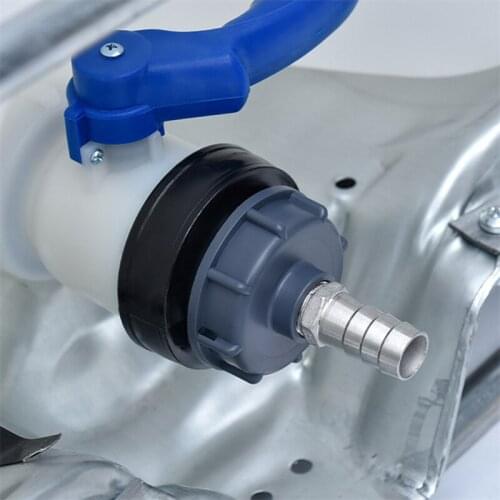 Plastic DN40 Butterfly Valve for IBC Tank Container 1000L Switch IBC Tank Adapter Home Garden Water Tank Valve Switch Accessori