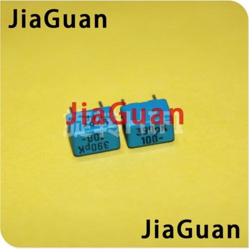 20PCS NEW EVOX PFR5 100V391 P5MM MKP 390P 391/100V film EVOX-RIFA PFR 391 390pF/100v 0.39NF 100VDC 0.00039UF