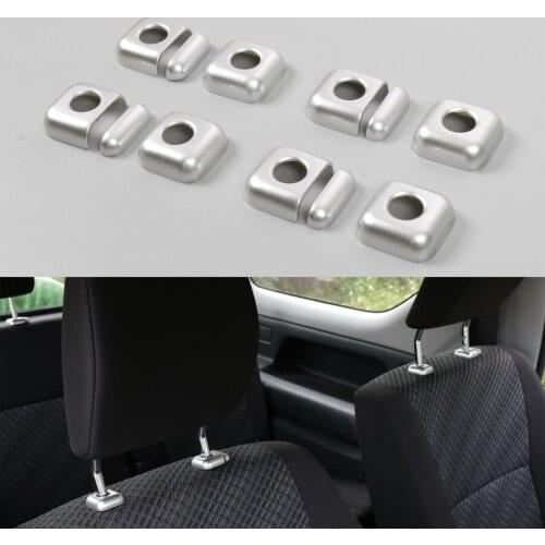 YAQUICKA Fit For Suzuki Jimny 2007-2016 Car Interior Headrest Lift High-low Adjust Button Decoration Trim Cover Cap Styling ABS