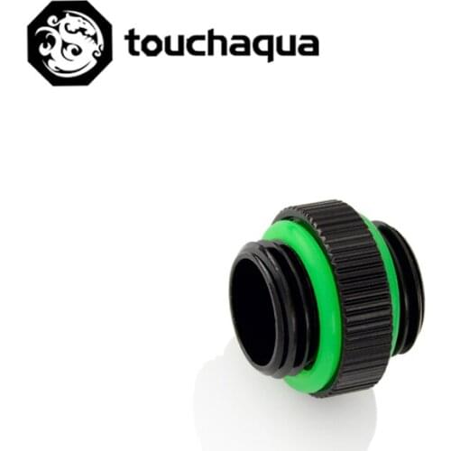 Touchaqua G1/4 Male to Male Rotary Connectors / Extender 5mm M to M Mini Dual Fitting Accessories Metal Water Cooling Fittings